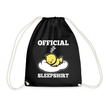 Poulet chemise de nuit officiel - Sac de sport léger - noir - Devant