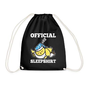 Poulet chemise de nuit officiel - Sac de sport léger - noir - Devant