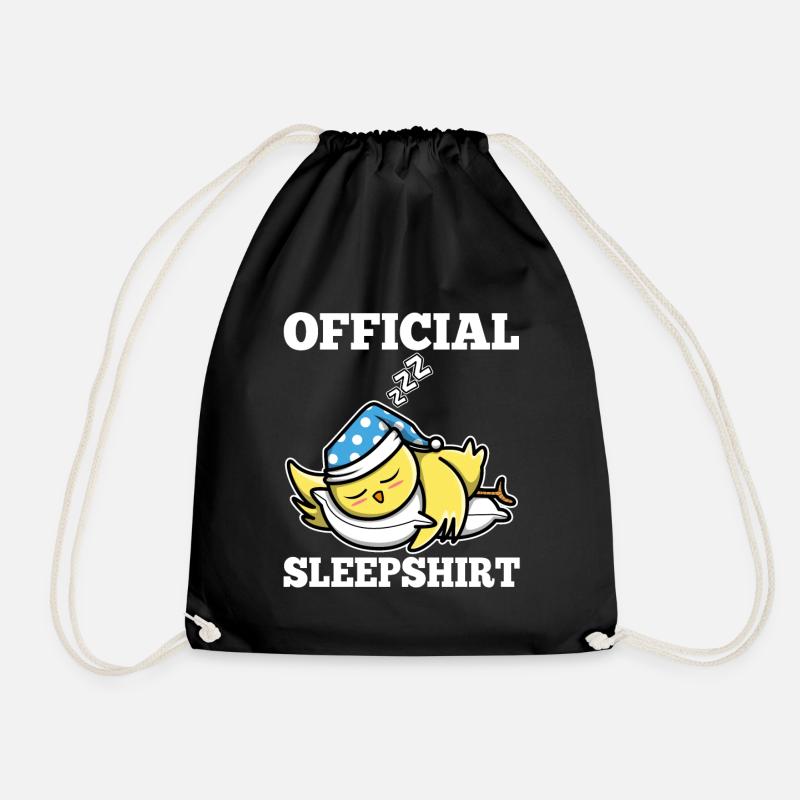Poulet chemise de nuit officiel - Sac de sport léger - noir