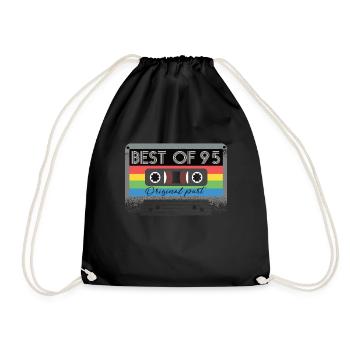 Le meilleur de 95s Cassette 95s Retro - Sac de sport léger - noir - Devant