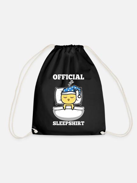 Official sleepshirt Huhn - Turnbeutel - Schwarz
