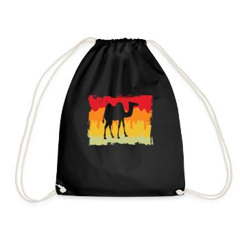 Camel Rétro - Sac de sport léger - noir - Devant