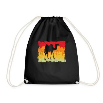 Camel Rétro - Sac de sport léger - noir - Devant