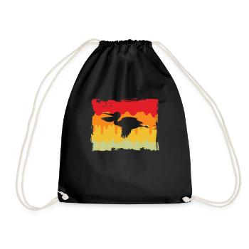 Pelikan Rétro - Sac de sport léger - noir - Devant
