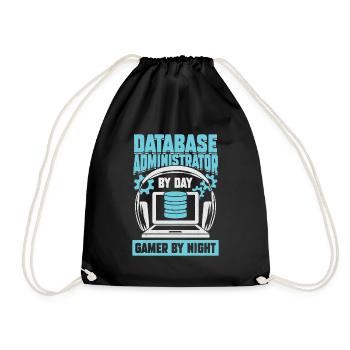 Administrateur de base de données DBA Gaming Gamer Gift - Sac de sport léger - noir - Devant