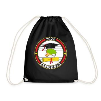 Promotion de 2022 Senior Paddleball Papa Graduation - Sac de sport léger - noir - Devant