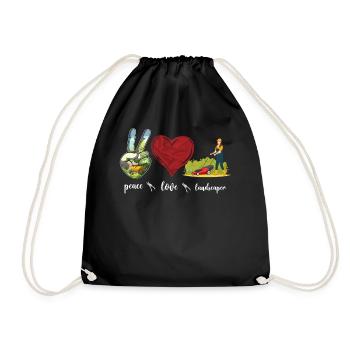 Landscaper Landscaping Landscape - Drawstring Bag - black - Front