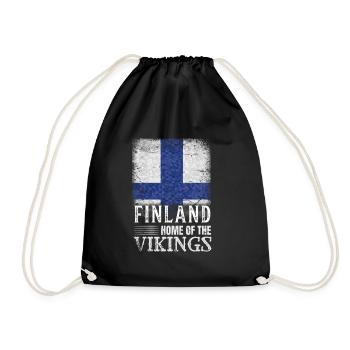 Finlande - Sac de sport léger - noir - Devant