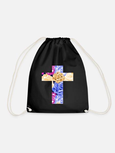 Christianity - Drawstring Bag - black