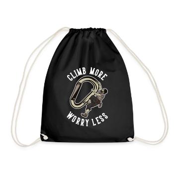 Climb More Worry Less Escalade sportive Escalade - Sac de sport léger - noir - Devant