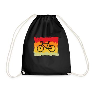 Vélo Rétro - Sac de sport léger - noir - Devant