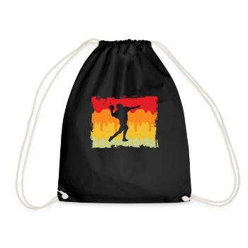 Football Rétro - Sac de sport léger - noir - Devant