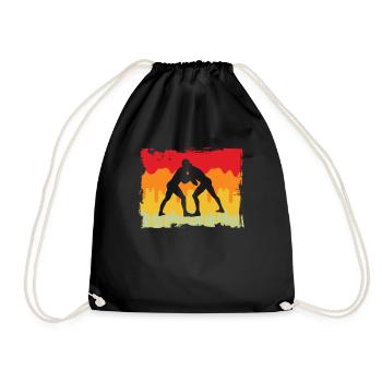 Lutte Rétro - Sac de sport léger - noir - Devant