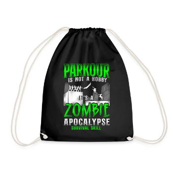 Parkour Free Running Traceur - Sac de sport léger - noir - Devant