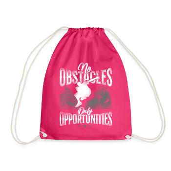 Parkour Free Running Traceur - Drawstring Bag - fuchsia - Front