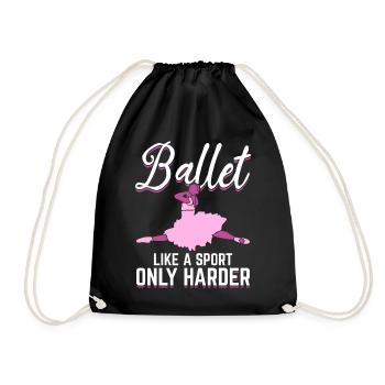 Le ballet comme un sport n’est que plus difficile - Sac de sport léger - noir - Devant