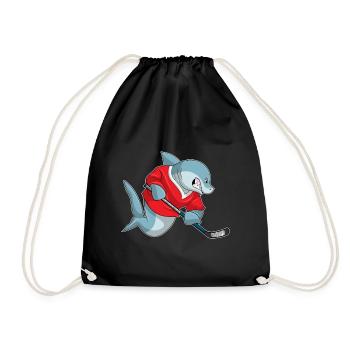 Croquant de hockey sur glace Shark - Sac de sport léger - noir - Devant