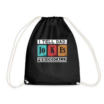 Je dis périodiquement aux JOKEs de papa - Sac de sport léger - noir - Devant