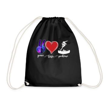 Parkour Free Running Traceur Fille - Sac de sport léger - noir - Devant