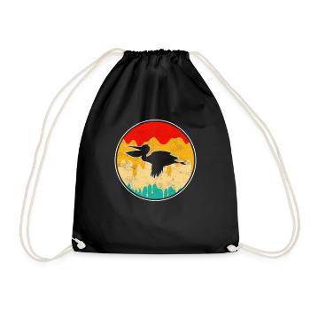 Pelikan Rétro - Sac de sport léger - noir - Devant
