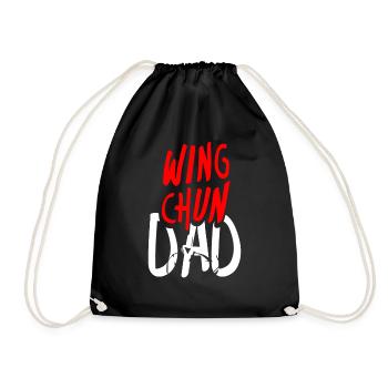 Wing Chun Papa Arts Martiaux Arts Martiaux Entraîneur - Sac de sport léger - noir - Devant