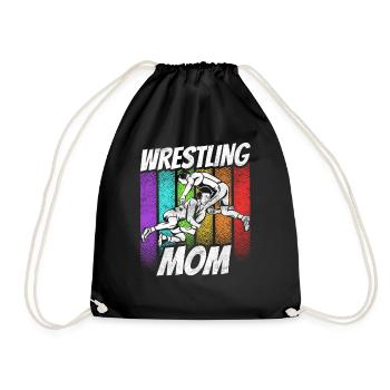 Lutte Mama Ringer Ringen Lutteur Ringkampf - Sac de sport léger - noir - Devant