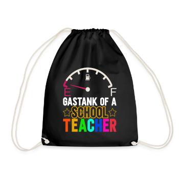 Teacher Teacher - Drawstring Bag - black - Front