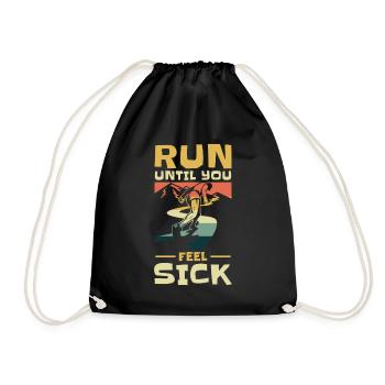 Jogger Runner Marathon Jogging Ski de fond - Sac de sport léger - noir - Devant