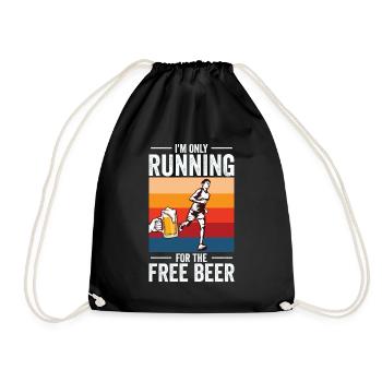 Jogger Runner Marathon Jogging Ski de fond - Sac de sport léger - noir - Devant