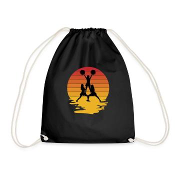 Cheerleading Cheerleader Gift - Drawstring Bag - black - Front