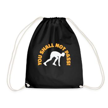 Jogger Runner Marathon Jogging Ski de fond - Sac de sport léger - noir - Devant