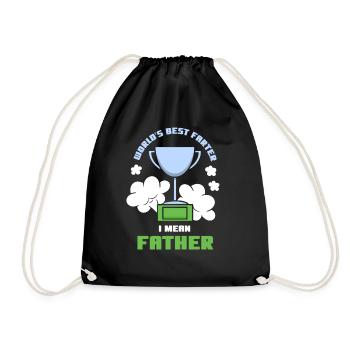 Le meilleur farter me du monde Mon père Papa Papa - Sac de sport léger - noir - Devant