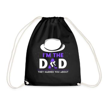 Je suis le Père dont ils vous ont mis en garde - Sac de sport léger - noir - Devant