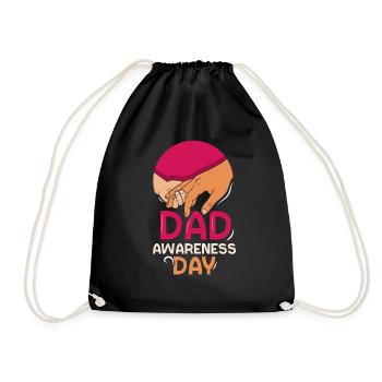 Aujourd’hui, c’est la fête des pères La journée de sensibilisation papa papa père - Sac de sport léger - noir - Devant