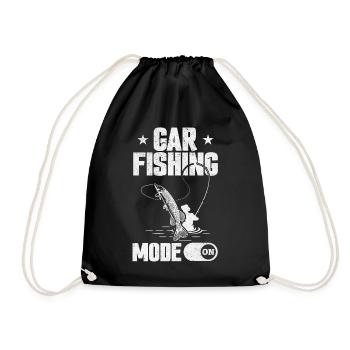 Garfish Garfishing I Gar Fishing Mode on Garfish - Drawstring Bag - black - Front