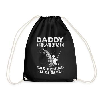 Garfish Daddy est mon nom Gar Fishing est mon nom - Sac de sport léger - noir - Devant