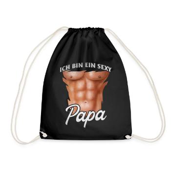 I'm a Sexy Dad - Drawstring Bag - black - Front