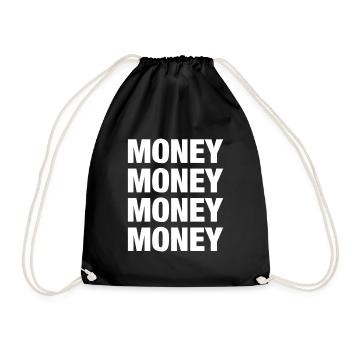 Money - Drawstring Bag - black - Front