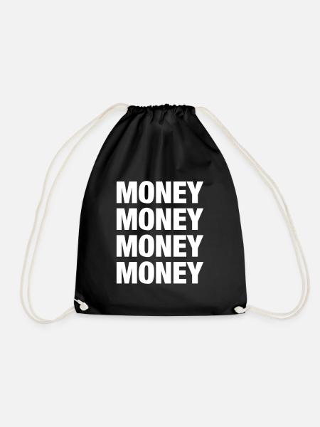 Money - Turnbeutel - Schwarz
