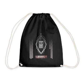 Meilleur design techno sans yeux - Sac de sport léger - noir - Devant