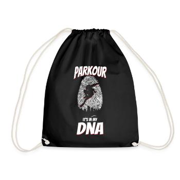 Parkour Free Running Traceur Dna - Turnbeutel - Schwarz - Vorne