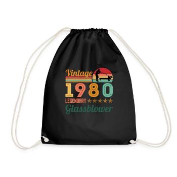 Souffleur de verre Souffleurs de verre Verre soufflant du verre - Sac de sport léger - noir - Devant