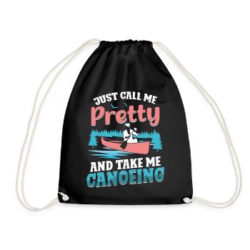 Canoë Canoë Fille Appelez-moi - Sac de sport léger - noir - Devant