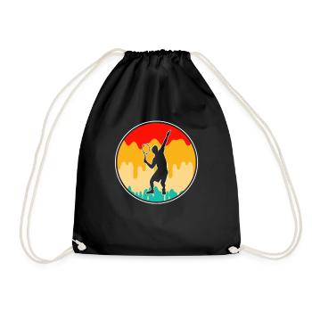 Tennis Rétro - Sac de sport léger - noir - Devant