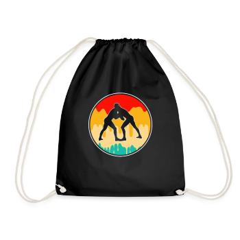Lutte Rétro - Sac de sport léger - noir - Devant