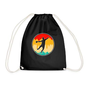 Handball Retro - Drawstring Bag - black - Front