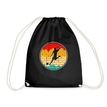 Football Rétro - Sac de sport léger - noir - Devant