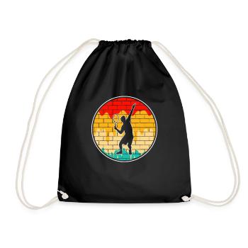 Tennis Rétro - Sac de sport léger - noir - Devant