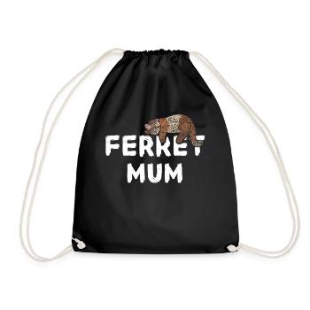 Furet Loutre Fête des Mères Furet - Sac de sport léger - noir - Devant