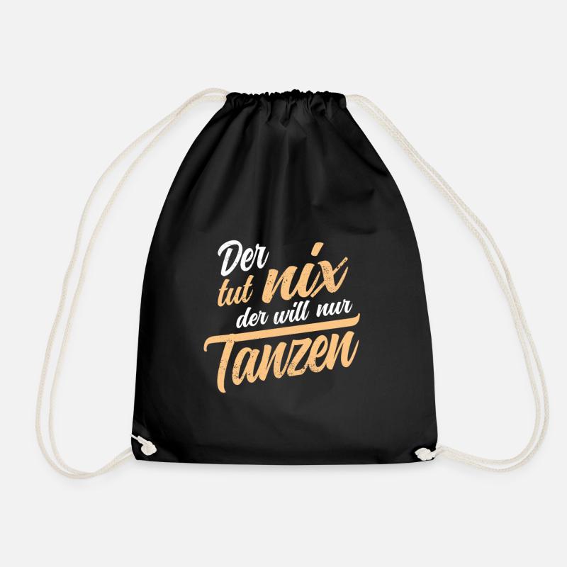 Der tut nix der will nur tanzen Salsa Tango Tänzer - Turnbeutel - Schwarz